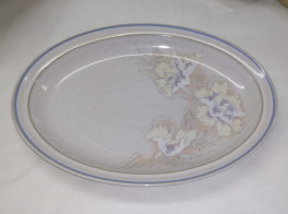 Denby Tasmin Rimmed Oval Plate