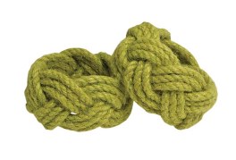 Walton Rope Avocado Napkin Rings - Set of 4