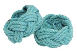 Walton Rope Opal Napkin Rings - Set of 4